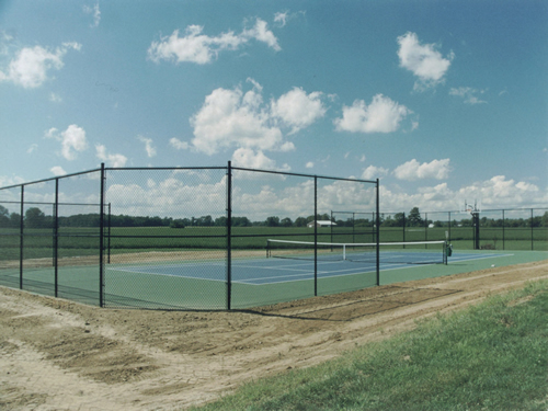 tennis courts